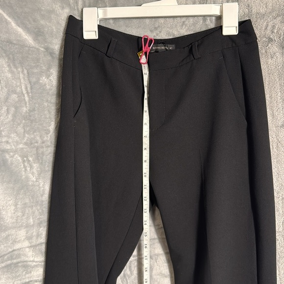 Banana Republic women’s Black Dress Pants Blake wide leg trouser pants size 4 P - Picture 5 of 9